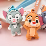 Cute Cat Squirrel Keychain