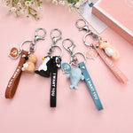 Cute Dolphin Keychain