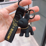 Leather Dog Keychains