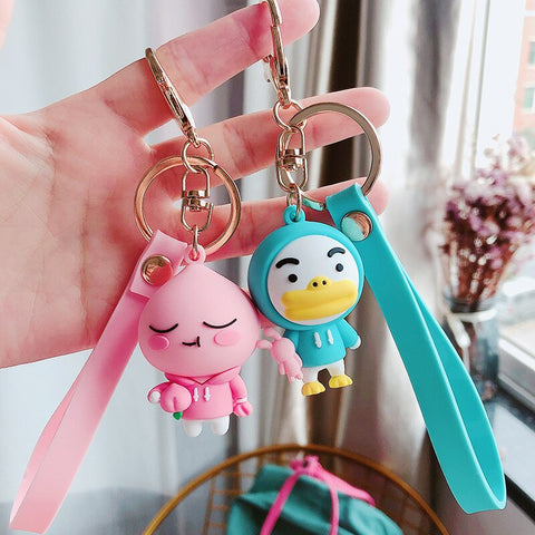 Cute Cartoon Soft Korean Doll Keychain